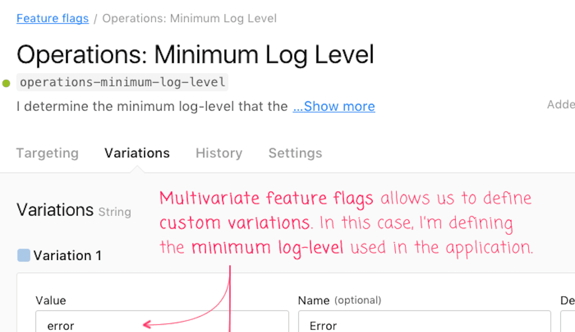Using Multivariate Feature Flags In LaunchDarkly To Drive Operational Settings Like Minimum Log Level featured image